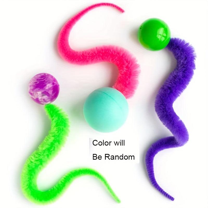 Interactive Magic Worm Ball Cat Toy - Indoor Playtime Entertainment