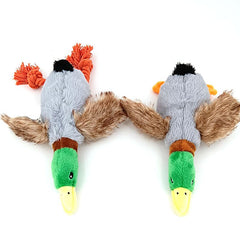 Plush Duck Sound Toy for Teething Dogs