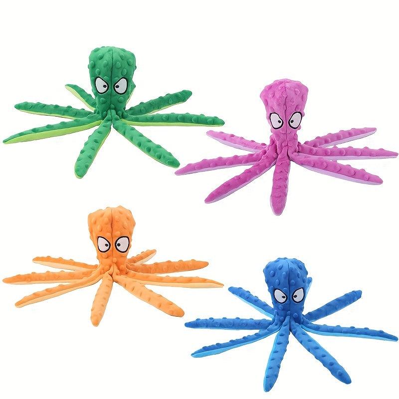 Octopus Dog Toy Plush Chew Toy for Small Medium Dog
