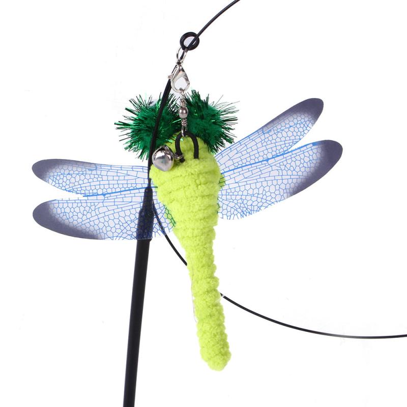 Sucker Feather Bird Toy with Bell for Kitten Play