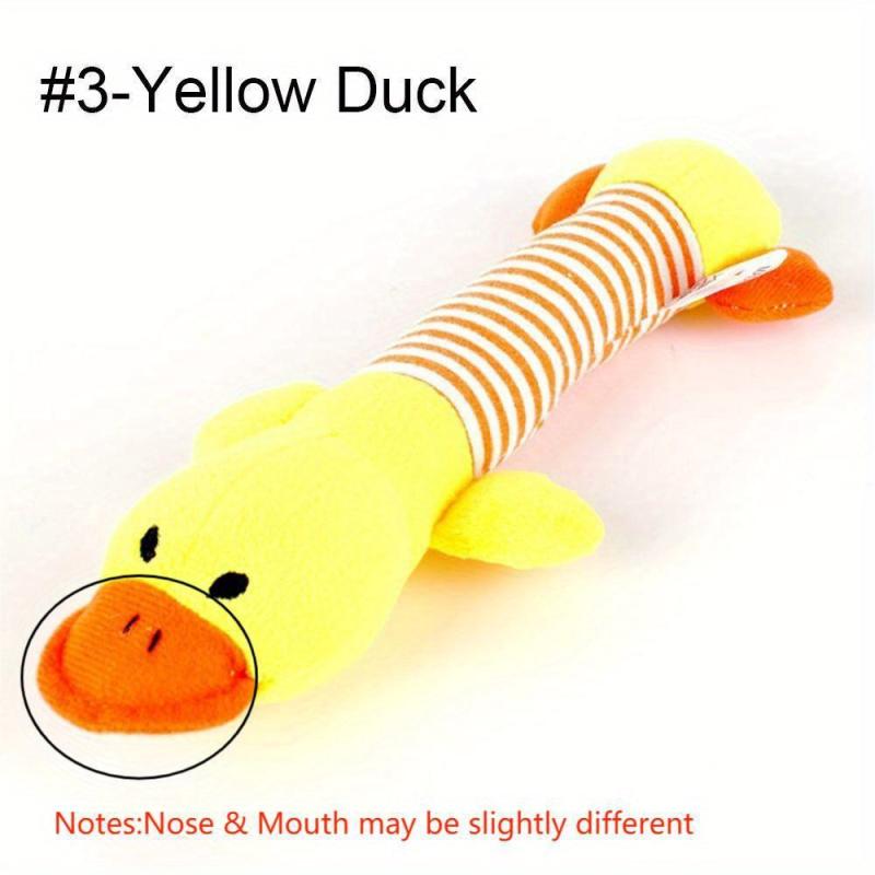 Pet Grinding Teeth Squeaky Plush Toy Durable Chew Toy For Dog