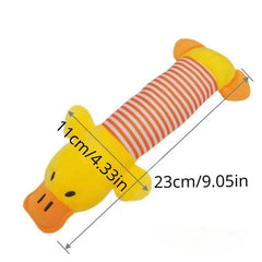 Pet Grinding Teeth Squeaky Plush Toy Durable Chew Toy For Dog