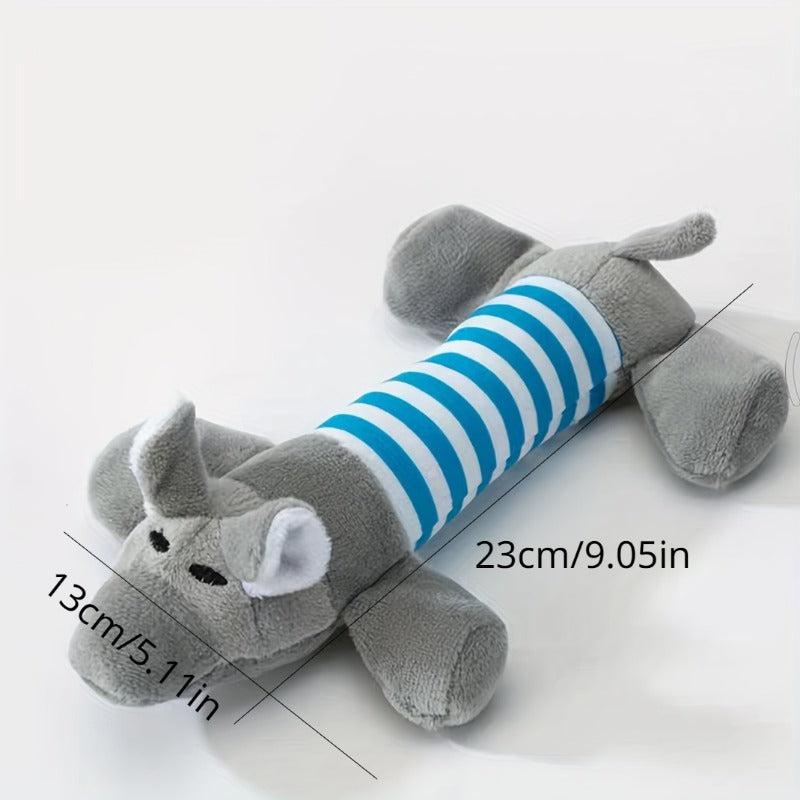 Pet Grinding Teeth Squeaky Plush Toy Durable Chew Toy For Dog
