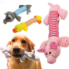 Pet Grinding Teeth Squeaky Plush Toy Durable Chew Toy For Dog