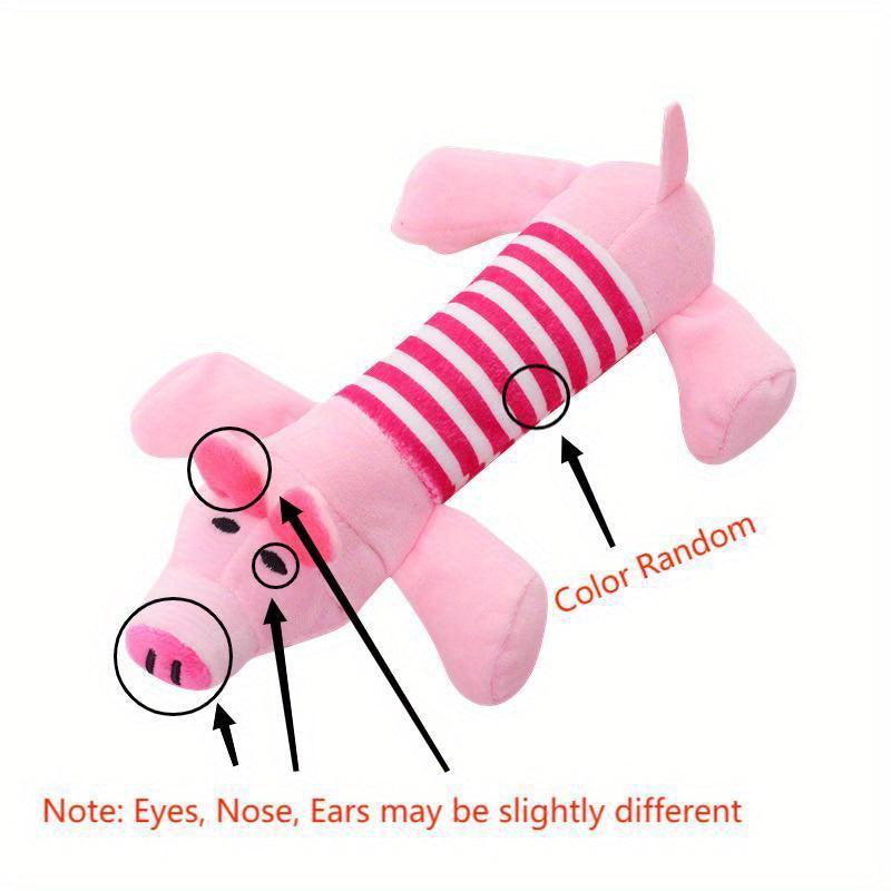 Pet Grinding Teeth Squeaky Plush Toy Durable Chew Toy For Dog