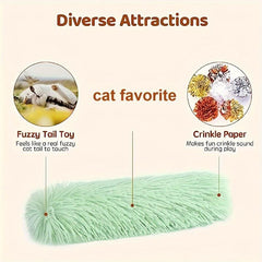 Interactive Cat Kicking Toy With Sand Sound - Promotes Exercise
