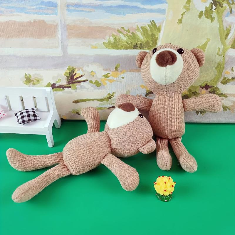 Cute Bear Plush Dog Chew Toy for Small and Medium Dogs