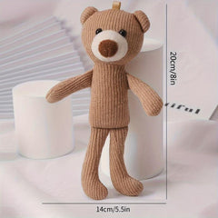 Cute Bear Plush Dog Chew Toy for Small and Medium Dogs