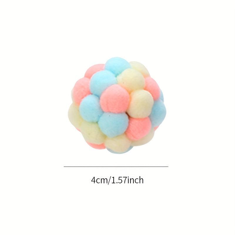 Colorful Bouncy Balls Cat Toys for Interactive Fun