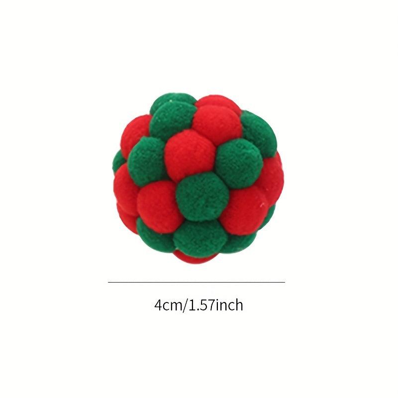 Colorful Bouncy Balls Cat Toys for Interactive Fun