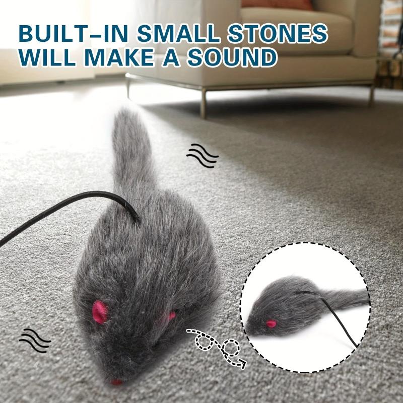 Interactive Plush Cat Teaser Toy Retractable Wand Cage Hanging Exercise Play