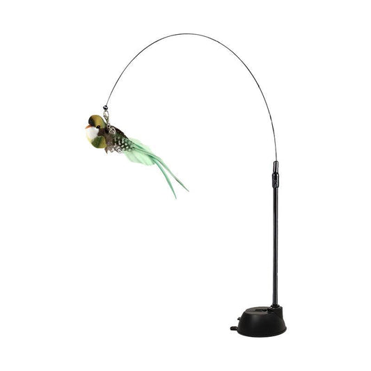 Interactive Cat Toy with Suction Cup and Bell