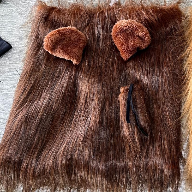 Lion Mane Dog Costume Realistic & Funny Lion Wig for Halloween Christmas Party