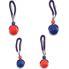 Pet Supplies Dog Toy Bite Resistant Ball Elastic Rope Trainer Ball
