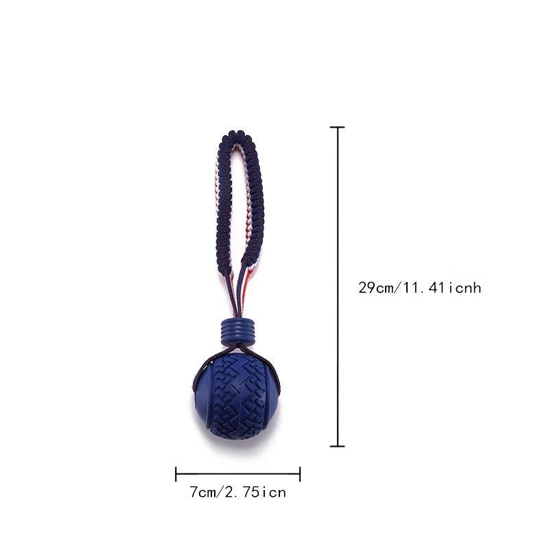 Pet Supplies Dog Toy Bite Resistant Ball Elastic Rope Trainer Ball