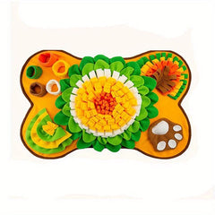 Interactive Dog Snuffle Mat Slow Feeding Pad For Pet