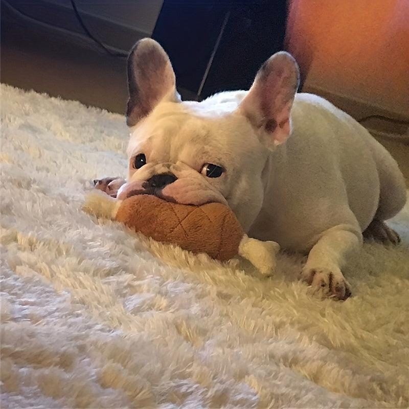 Chicken Leg Dog Chew Toy with Squeaker and Teeth Grinding Benefits