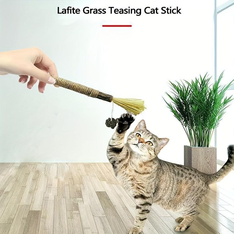 3pcs Cat Teeth Molar Sticks Natural Wooden Polygonum Cat Dental Care