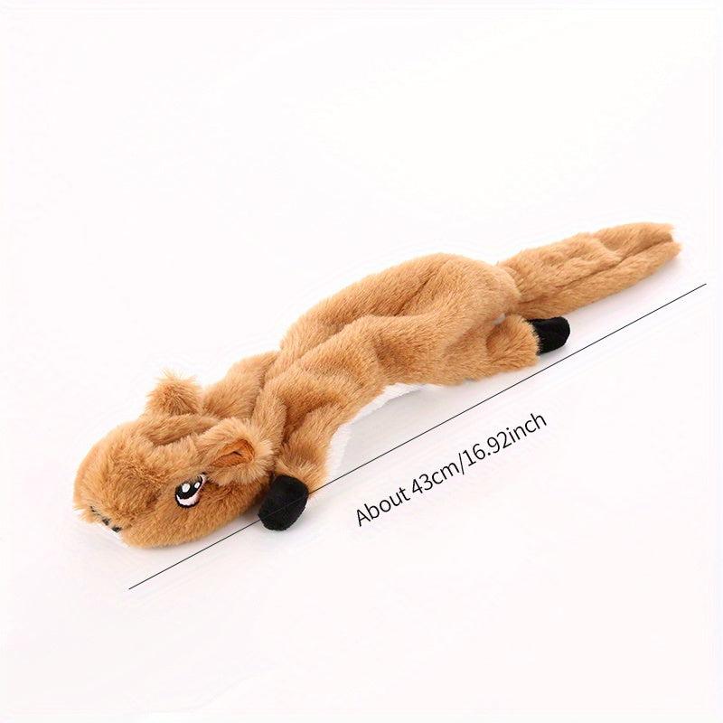 Durable Squirrel Pet Toy for Teeth Grinding and Chewing