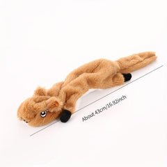 Durable Squirrel Pet Toy for Teeth Grinding and Chewing