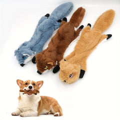Durable Squirrel Pet Toy for Teeth Grinding and Chewing