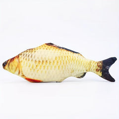 Plush Fish Doll Pet Toy Chew Interactive Pillow Supplies