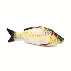 Plush Fish Doll Pet Toy Chew Interactive Pillow Supplies
