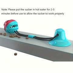 Dog Toy Pet Toy Ball Suction Cup Pull Rope Molar Leak Food Ball Chew