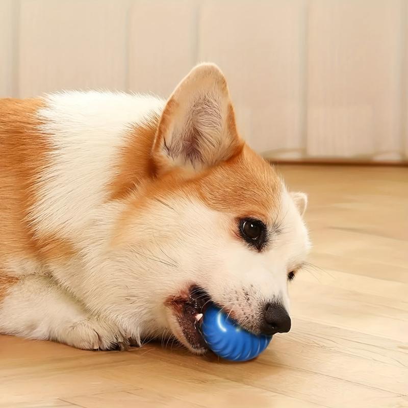 Durable Dog Chew Ball Toy - Interactive Pet Grinding Teeth Toy