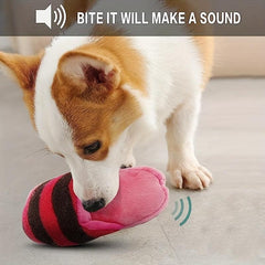 Squeaky Plush Dog Toy Durable Chew Toy
