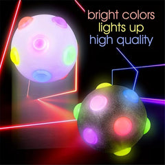 Dog Flash Flashing Elastic Ball Light Up Jumping