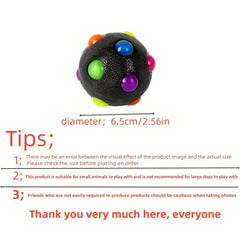 Dog Flash Flashing Elastic Ball Light Up Jumping