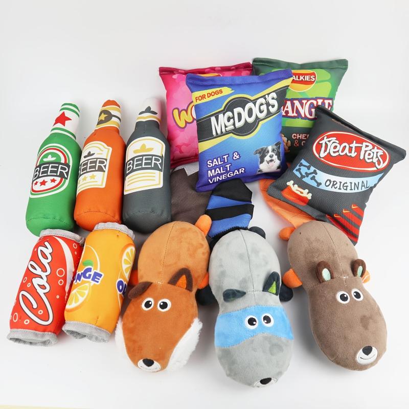 Durable Plush Dog Toy with Voice Chip for Boredom Relief