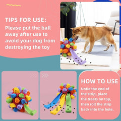 Snuffle Mat Dog Puzzle Toy Slow Feeder Portable Pet Snuffle Ball Toy