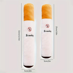 No Smoking Pet Plush Cigarette Shape Toy For Dogs And Cats