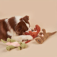 Dinosaur Pet Grinding Teeth Squeaky Plush Toy For Dog