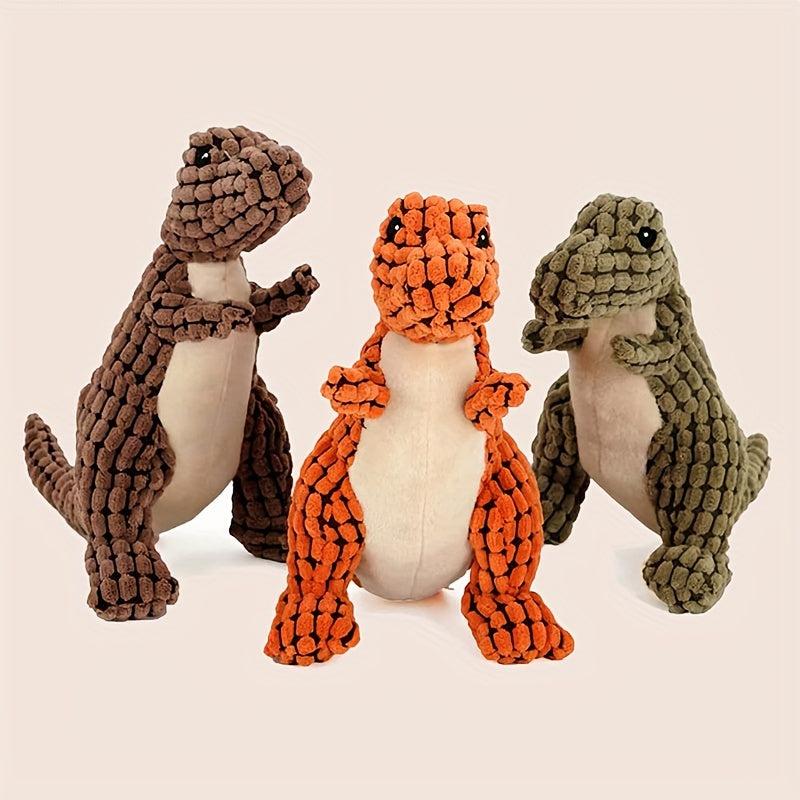 Dinosaur Pet Grinding Teeth Squeaky Plush Toy For Dog