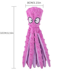 Durable Octopus Squeaky Dog Toy