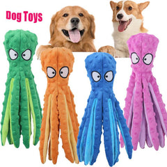 Durable Octopus Squeaky Dog Toy