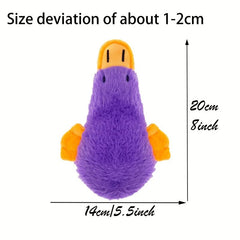 Interactive Dog Plush Toy with Squeaker for Small and Medium Dogs