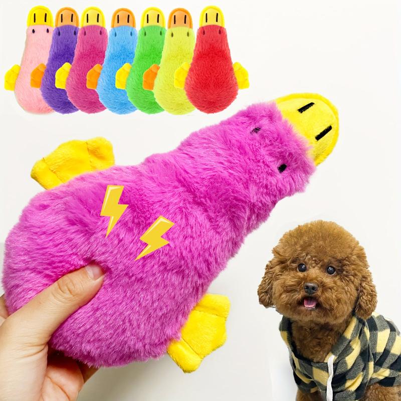 Interactive Dog Plush Toy with Squeaker for Small and Medium Dogs