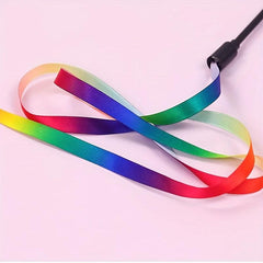 Interactive Cat Rainbow Wand Toy for Most Cats and Kittens