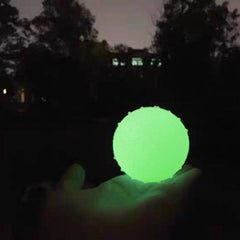 Interactive Glowing Rubber Ball for Dogs - Teeth Cleaning Toy