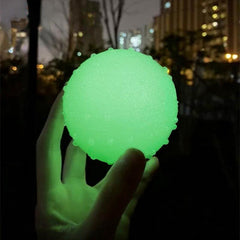 Interactive Glowing Rubber Ball for Dogs - Teeth Cleaning Toy