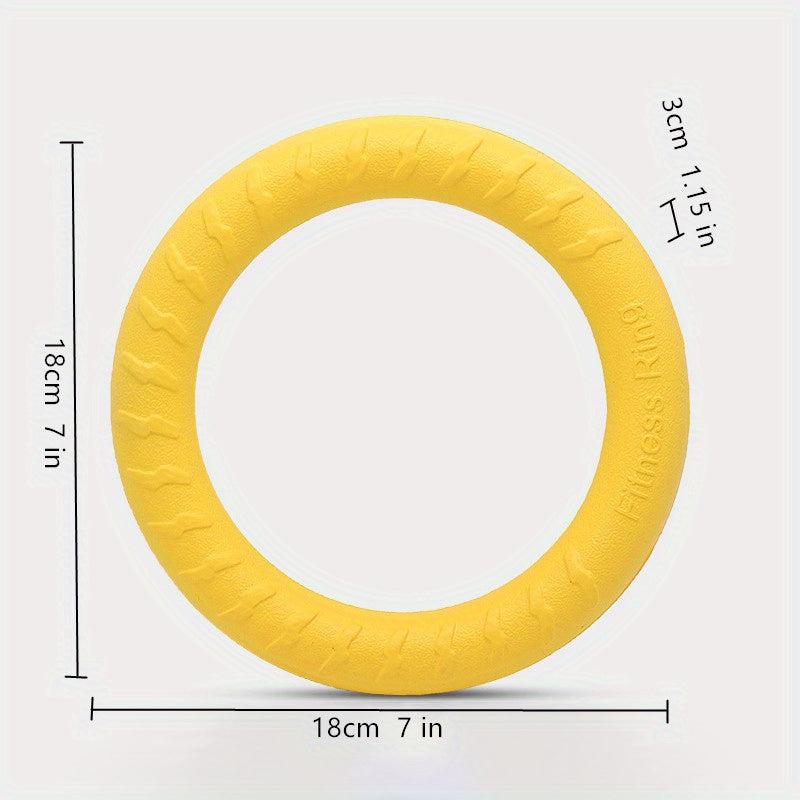 Ring Wear Bit Boredom Flying Disc Toy Dog Training Flight Loops Pet Toys