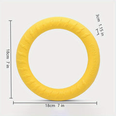 Ring Wear Bit Boredom Flying Disc Toy Dog Training Flight Loops Pet Toys