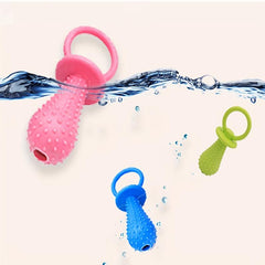 Interactive Pet Toy Pacifier with Bell Sound