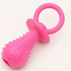 Interactive Pet Toy Pacifier with Bell Sound