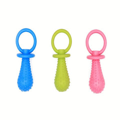 Interactive Pet Toy Pacifier with Bell Sound