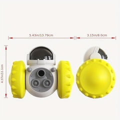 Dog Puzzle Toy Cat Balance Car Slow Leakage Food Feeder